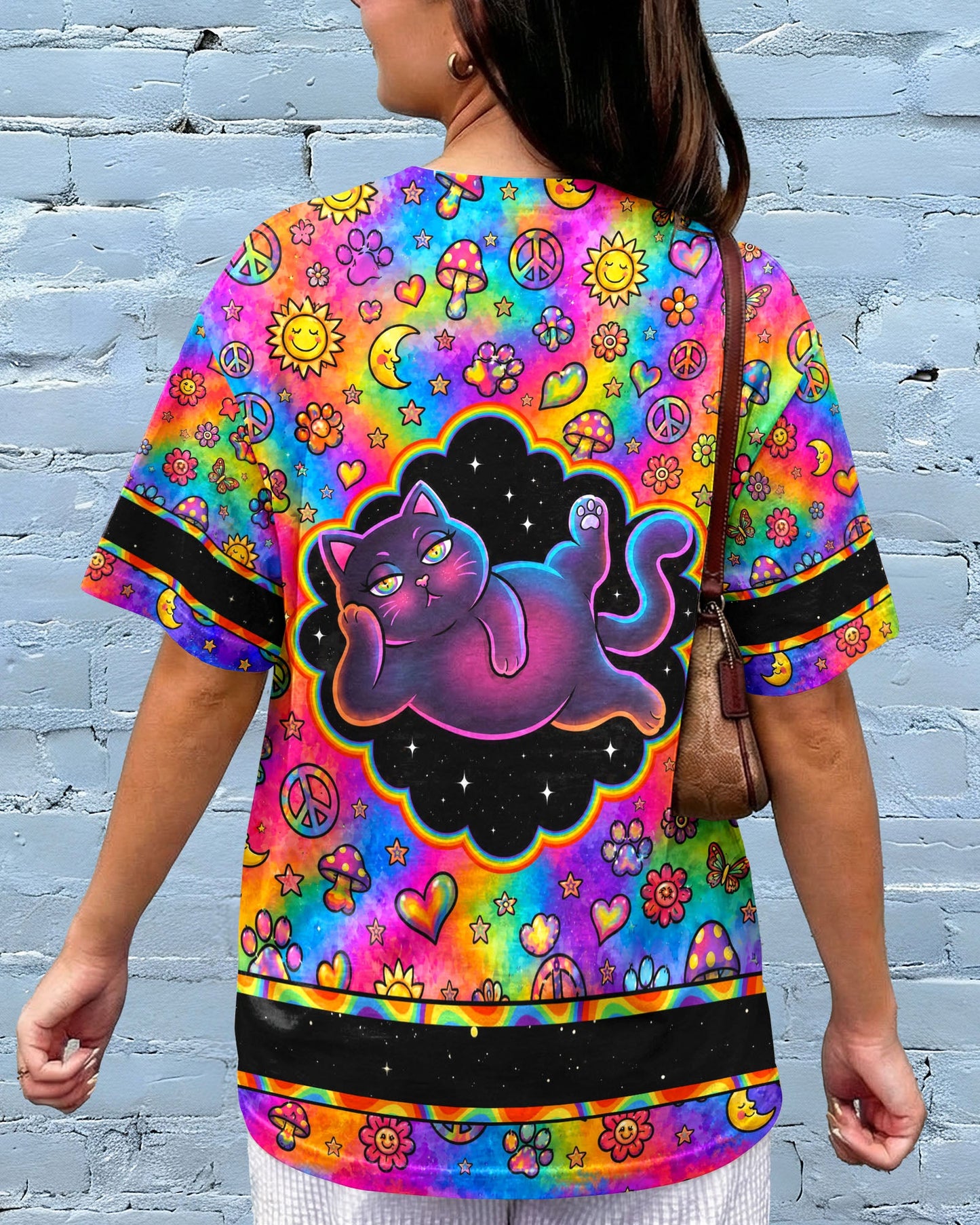ALLERGIC TO IDIOTS CAT PSYCHEDELIC ALL OVER PRINT - KMTM1206261