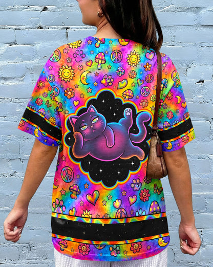 ALLERGIC TO IDIOTS CAT PSYCHEDELIC ALL OVER PRINT - KMTM1206261