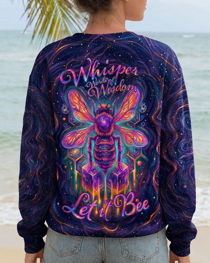 WHISPER WORDS OF WISDOM LET IT BE BEE GALAXY ALL OVER PRINT - KMTM1505261