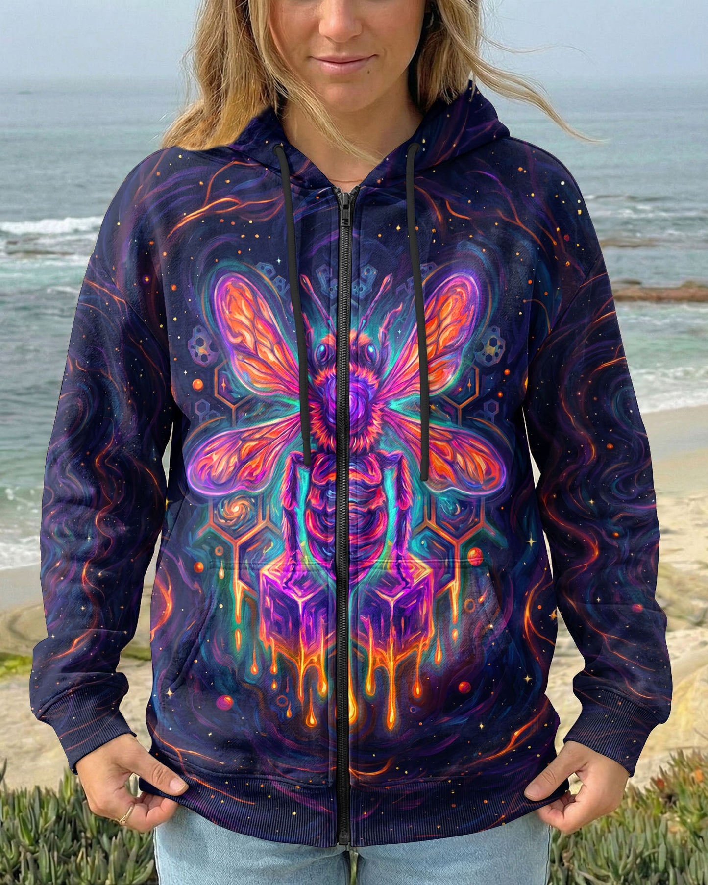 WHISPER WORDS OF WISDOM LET IT BE BEE GALAXY ALL OVER PRINT - KMTM1505261
