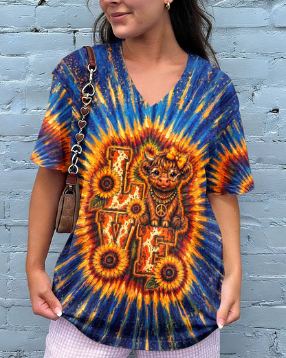 LOVE HEIFER SWIRL ALL OVER PRINT - KMTM2204261