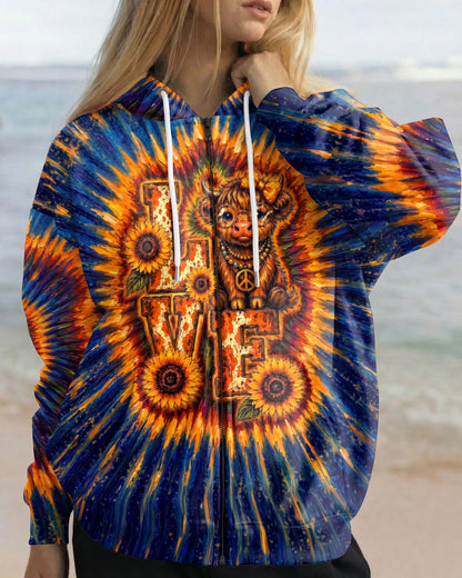 LOVE HEIFER SWIRL ALL OVER PRINT - KMTM2204261