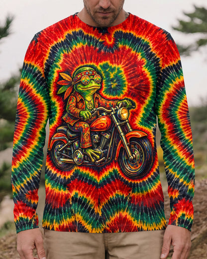 RUNNING AGAINST THE WIND FROG SWIRL ALL OVER PRINT - KMTM2304261