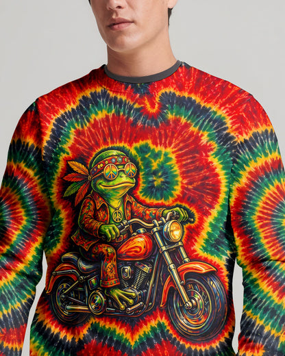 RUNNING AGAINST THE WIND FROG SWIRL ALL OVER PRINT - KMTM2304261