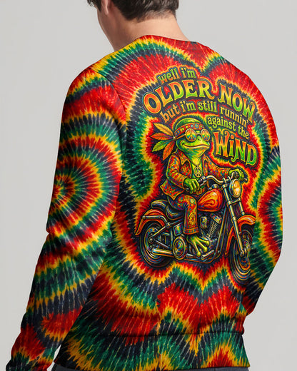 RUNNING AGAINST THE WIND FROG SWIRL ALL OVER PRINT - KMTM2304261