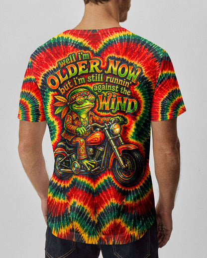 RUNNING AGAINST THE WIND FROG SWIRL ALL OVER PRINT - KMTM2304261