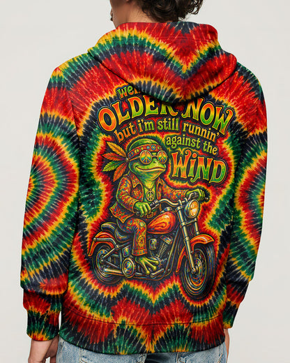 RUNNING AGAINST THE WIND FROG SWIRL ALL OVER PRINT - KMTM2304261