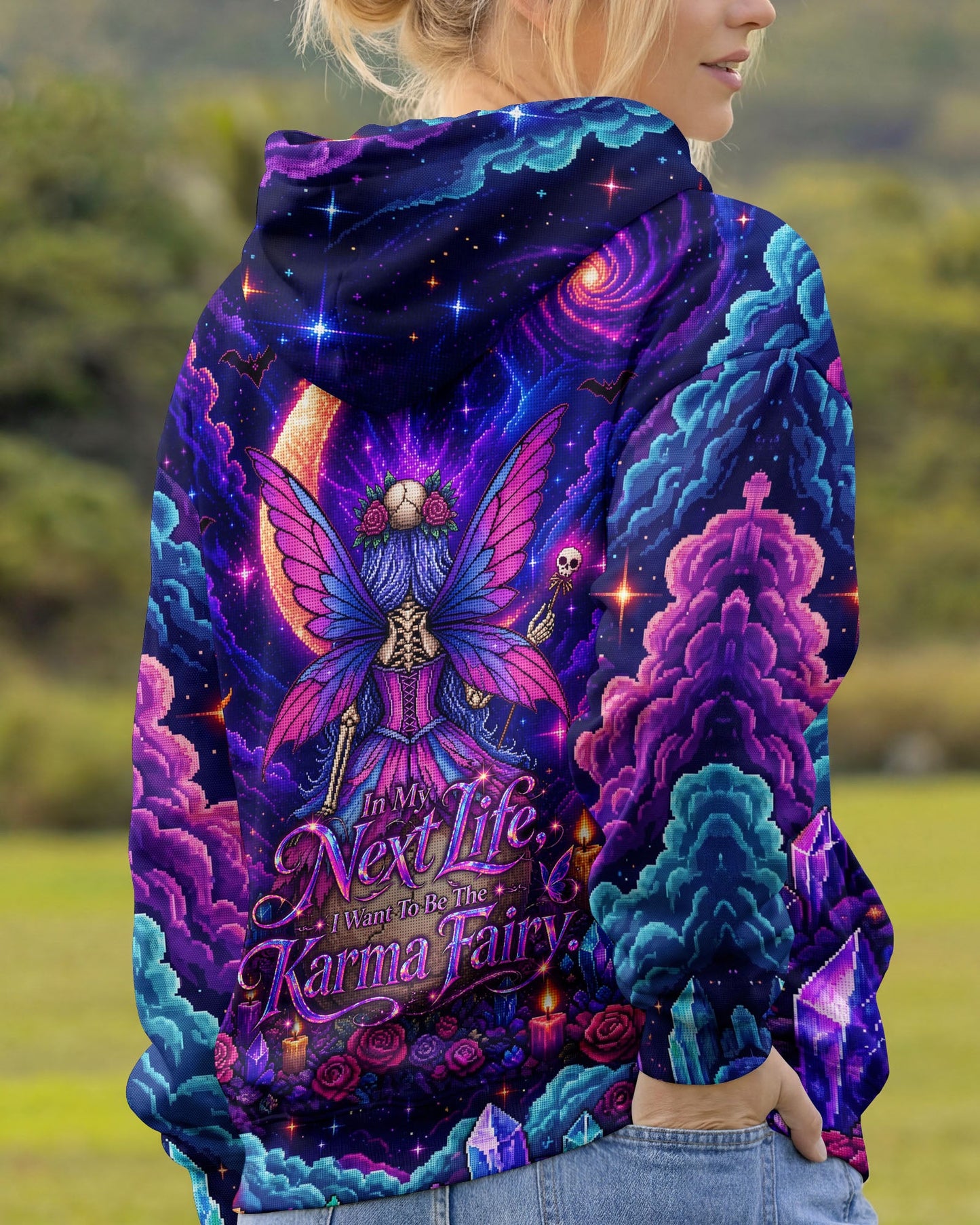 KARMA FAIRY SKELETON PIXEL ALL OVER PRINT – KMTM2605261