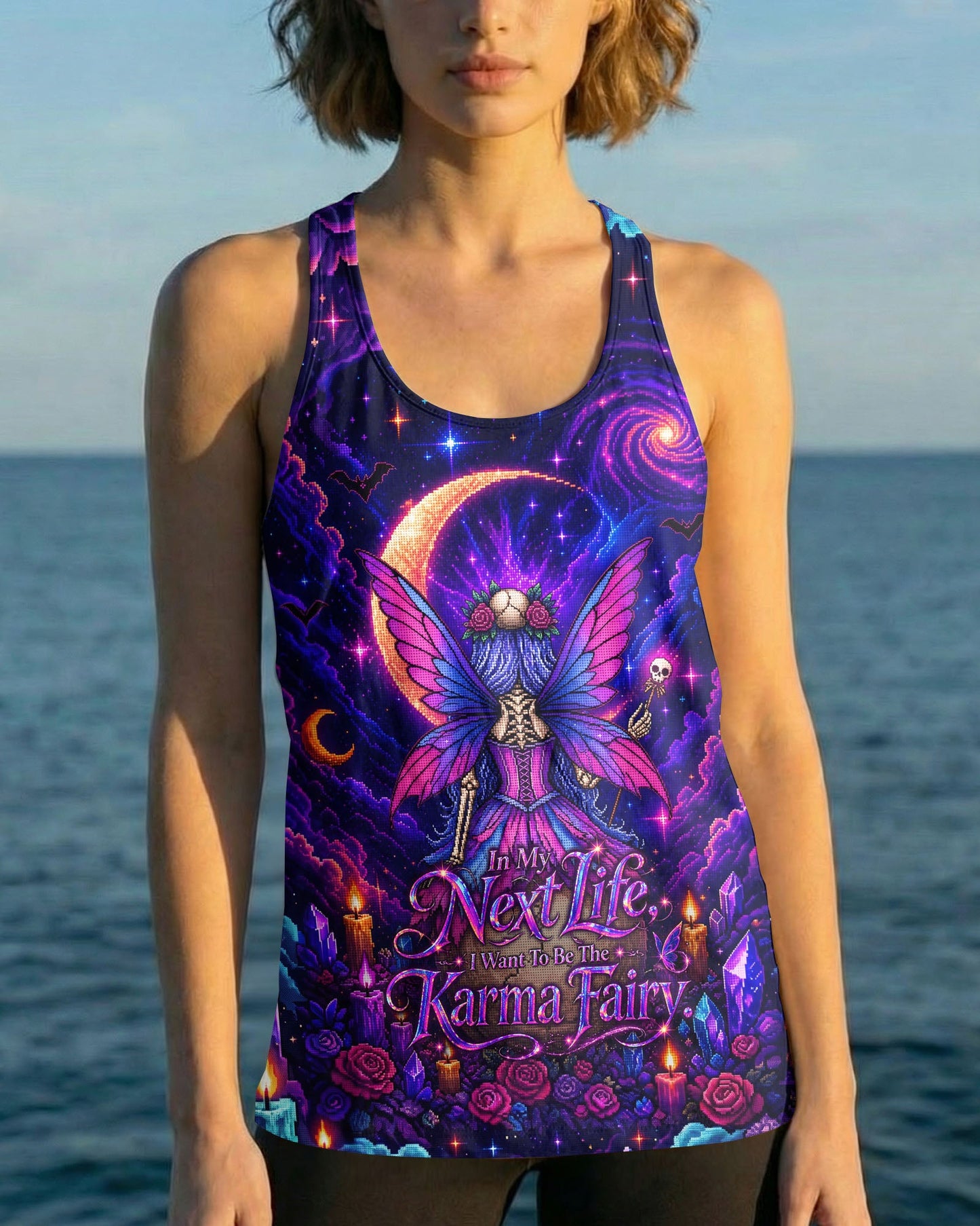 KARMA FAIRY SKELETON PIXEL ALL OVER PRINT – KMTM2605261
