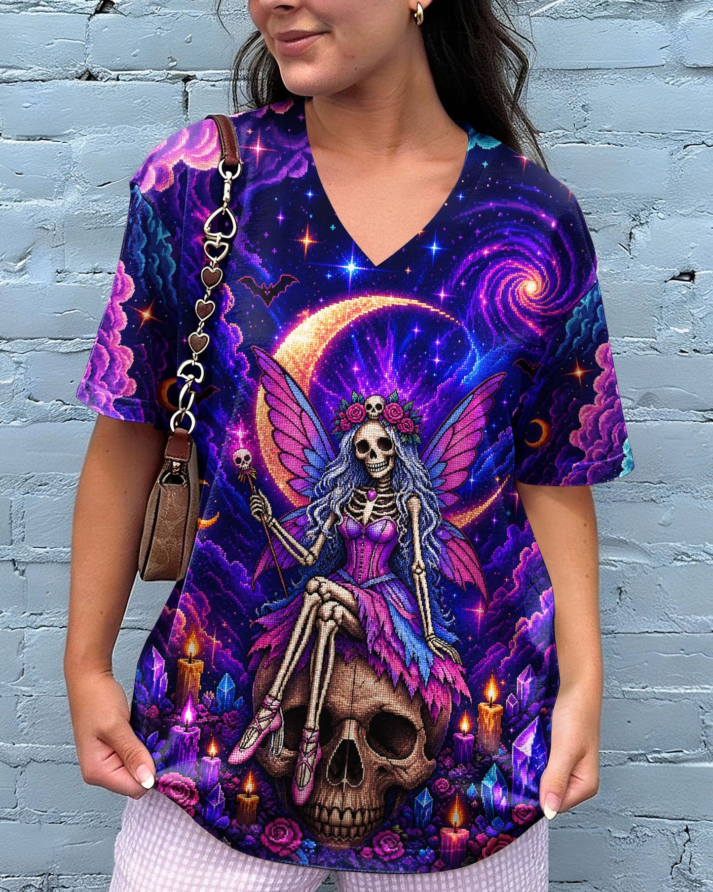 KARMA FAIRY SKELETON PIXEL ALL OVER PRINT – KMTM2605261