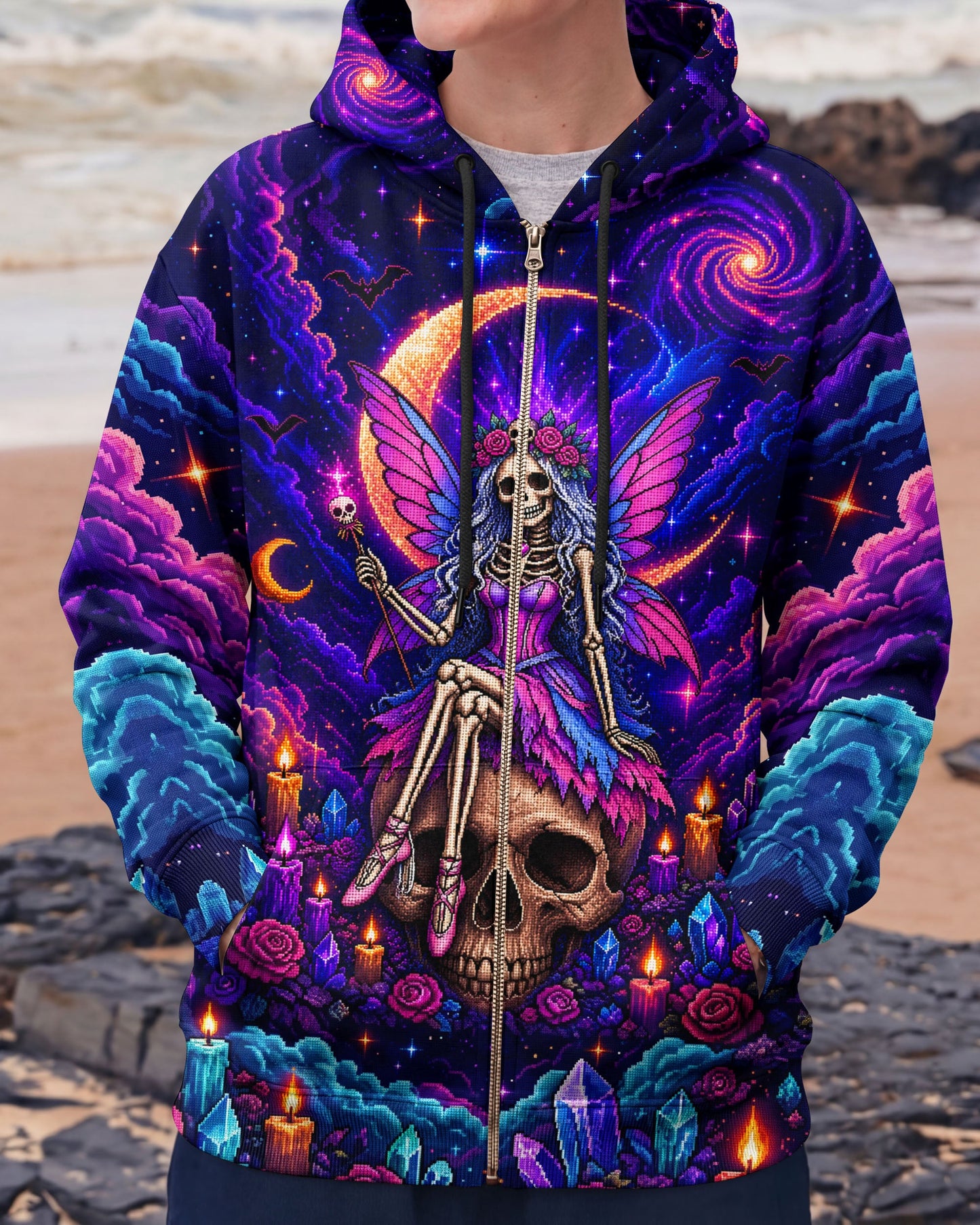 KARMA FAIRY SKELETON PIXEL ALL OVER PRINT – KMTM2605261