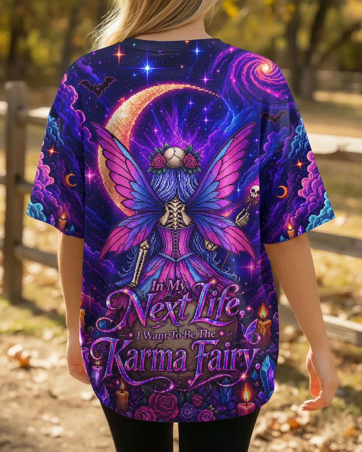 KARMA FAIRY SKELETON PIXEL ALL OVER PRINT – KMTM2605261