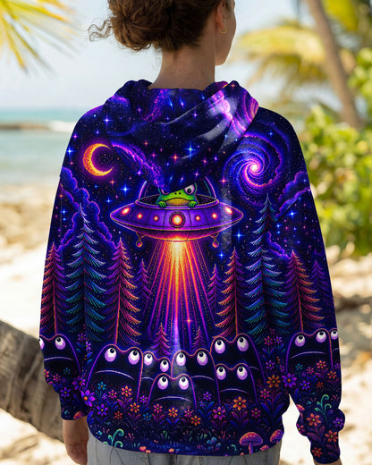 COSMIC FROG UFO PIXEL GALAXY ALL OVER PRINT – KMTM2705261
