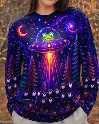 COSMIC FROG UFO PIXEL GALAXY ALL OVER PRINT – KMTM2705261
