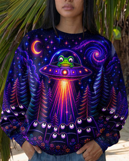COSMIC FROG UFO PIXEL GALAXY ALL OVER PRINT – KMTM2705261