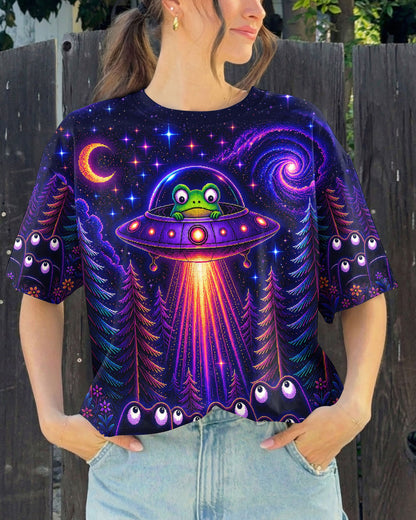 COSMIC FROG UFO PIXEL GALAXY ALL OVER PRINT – KMTM2705261