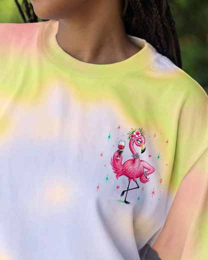 I'M THE HELP FUNNY FLAMINGO ALL OVER PRINT – RI0605263