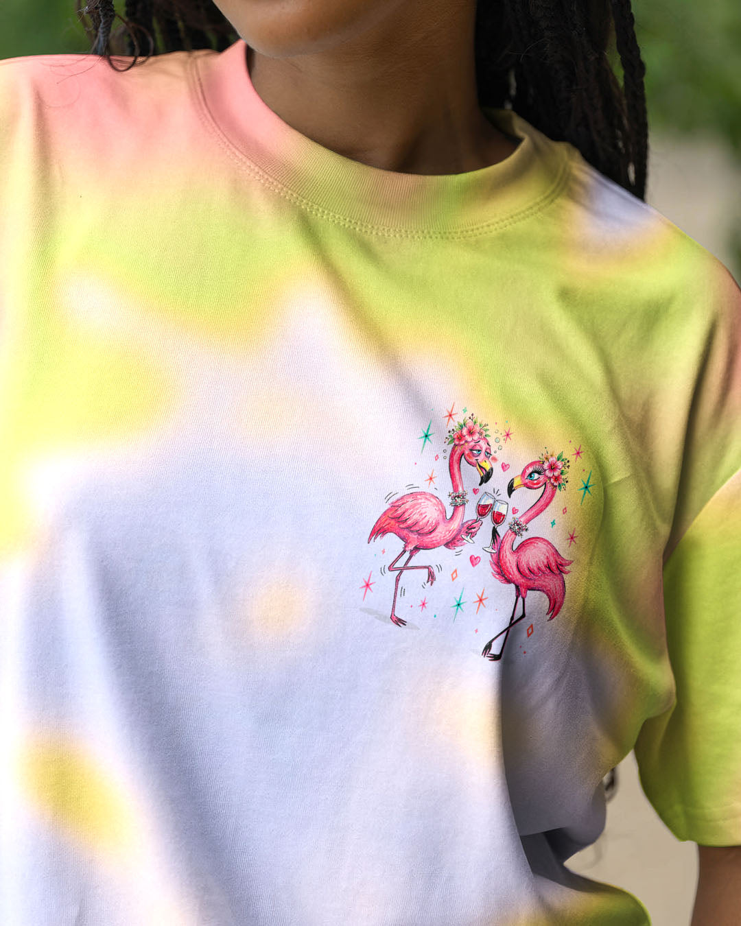 I'M THE BESTIE FLAMINGO ALL OVER PRINT – RI0605262