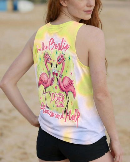 I'M THE BESTIE FLAMINGO ALL OVER PRINT – RI0605262