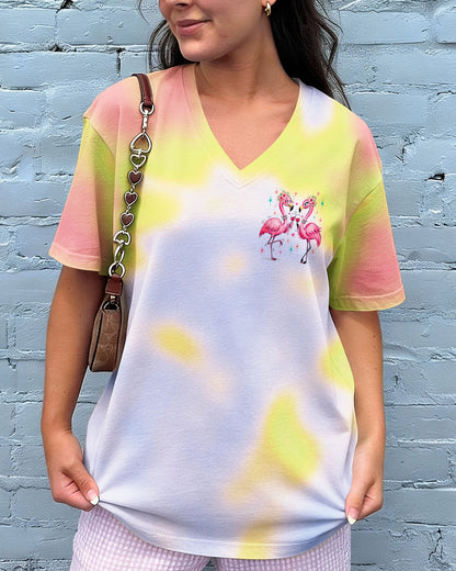 I'M THE BESTIE FLAMINGO ALL OVER PRINT – RI0605262