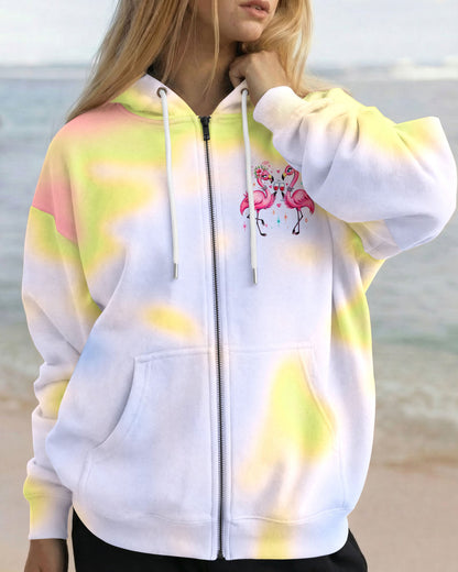 IF LOST OR DRUNK PLEASE RETURN TO BESTIE FLAMINGO ALL OVER PRINT – RI0605261
