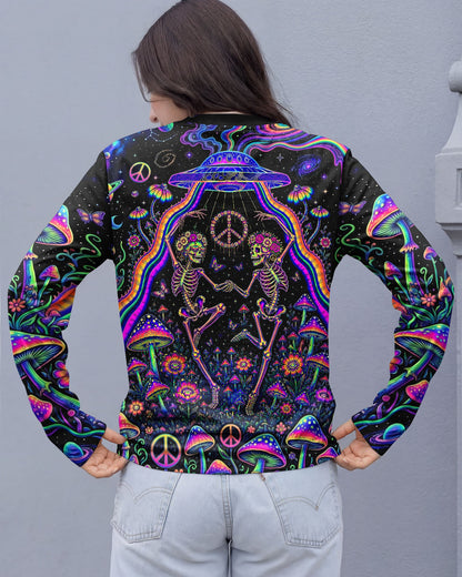 COSMIC UFO HIPPIE SKULL MUSHROOM ALL OVER PRINT - RI1205261