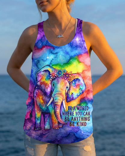 COSMIC ELEPHANT BE KIND WATERCOLOR ALL OVER PRINT - RI1405262