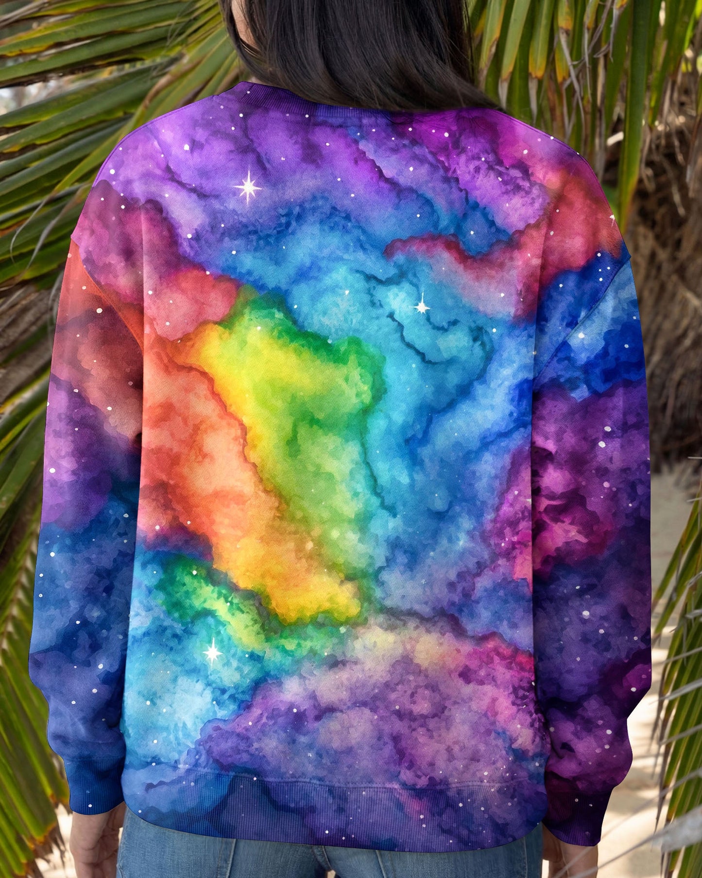 COSMIC ELEPHANT BE KIND WATERCOLOR ALL OVER PRINT - RI1405262