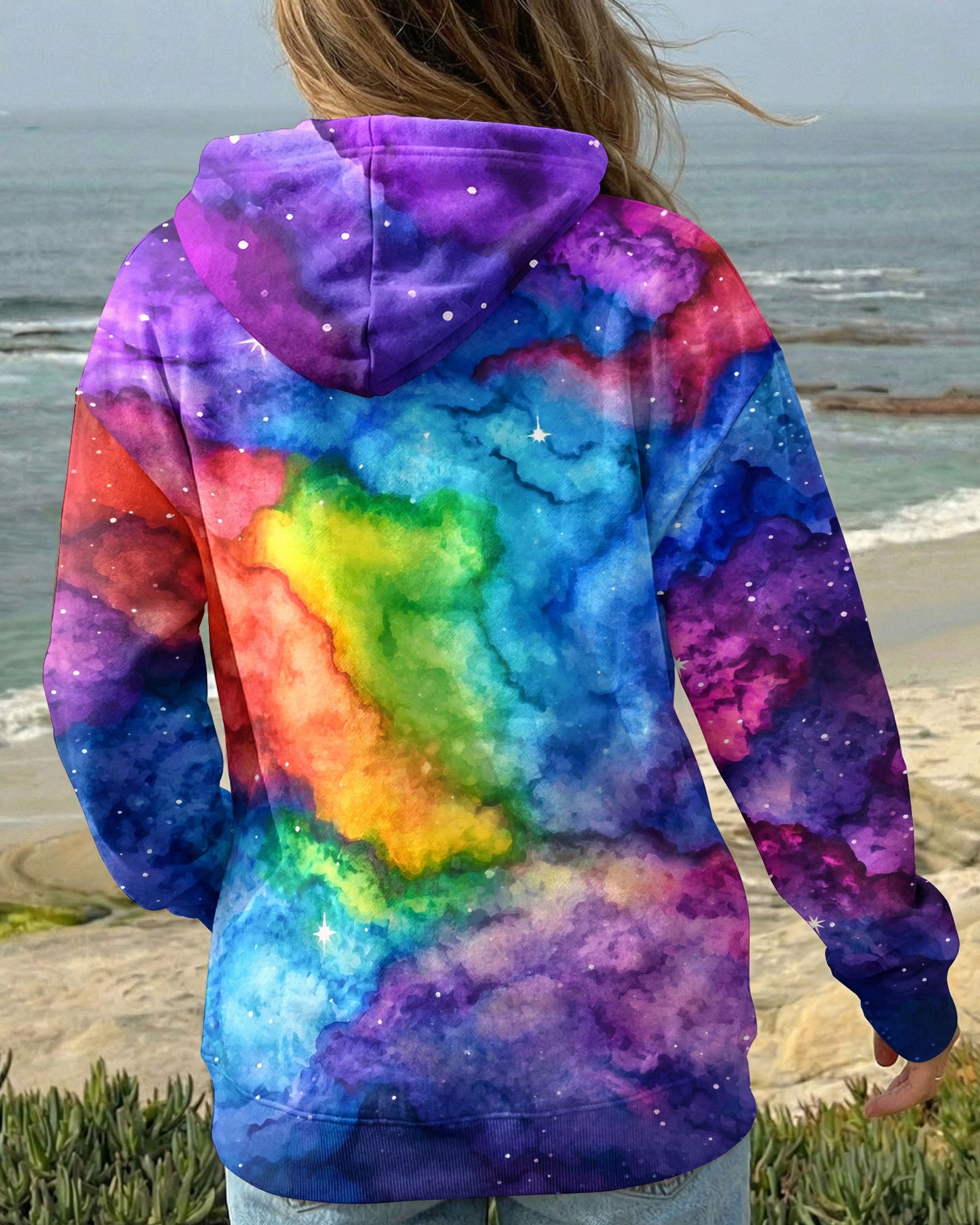 COSMIC ELEPHANT BE KIND WATERCOLOR ALL OVER PRINT - RI1405262