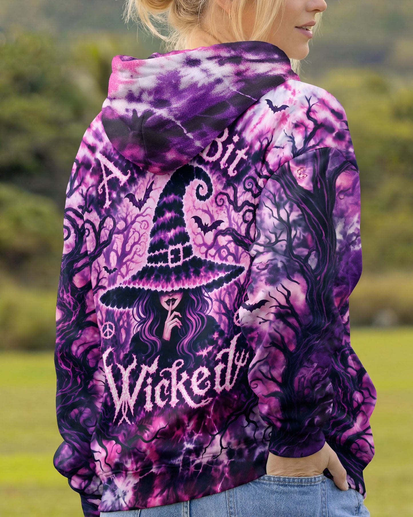 A WEE BIT WICKED BOHO WITCH ALL OVER PRINT - RI1407261