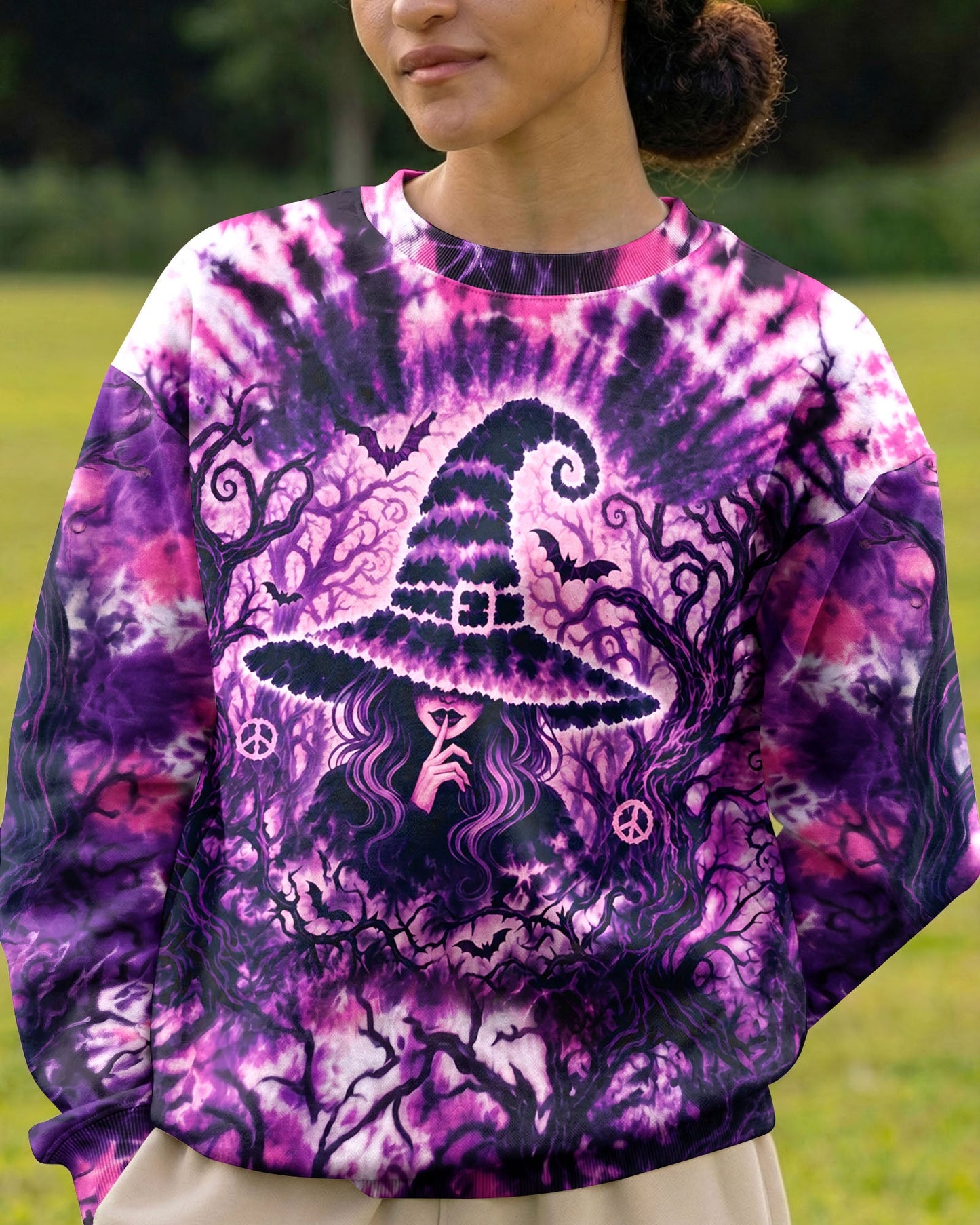A WEE BIT WICKED BOHO WITCH ALL OVER PRINT - RI1407261