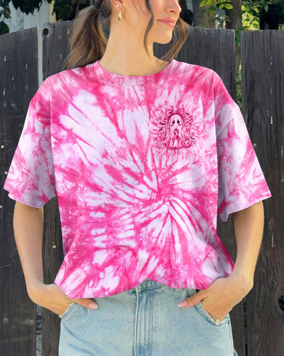 IN OCTOBER WE WEAR PINK GHOST ALL OVER PRINT - RI1507261