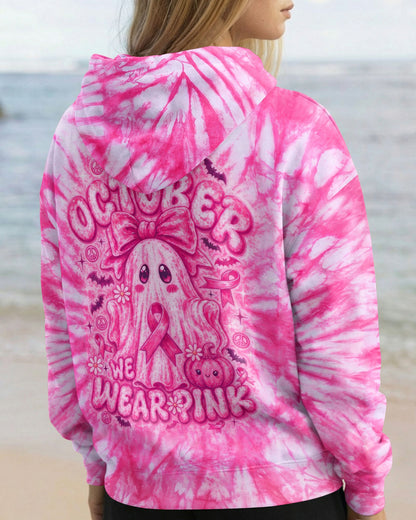 IN OCTOBER WE WEAR PINK GHOST ALL OVER PRINT - RI1507261