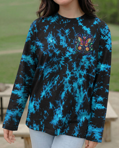 JUST BELIEVE PSYCHEDELIC BUTTERFLY ALL OVER PRINT - RI2506261