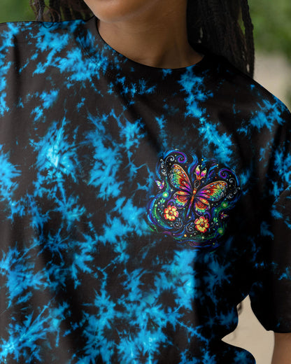 JUST BELIEVE PSYCHEDELIC BUTTERFLY ALL OVER PRINT - RI2506261