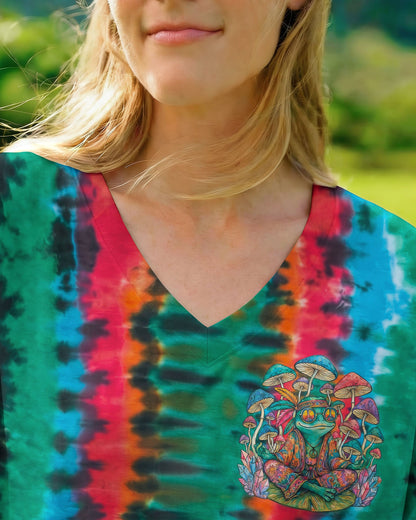 JUST BREATHE HIPPIE FROG ALL OVER PRINT - RI2706212