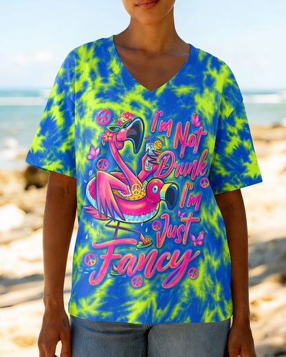 I'M NOT DRUNK FANCY FLAMINGO ALL OVER PRINT - RI0107261