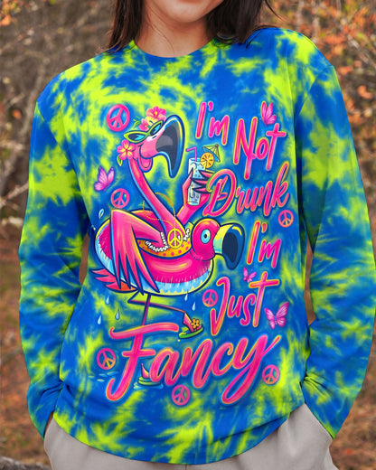 I'M NOT DRUNK FANCY FLAMINGO ALL OVER PRINT - RI0107261