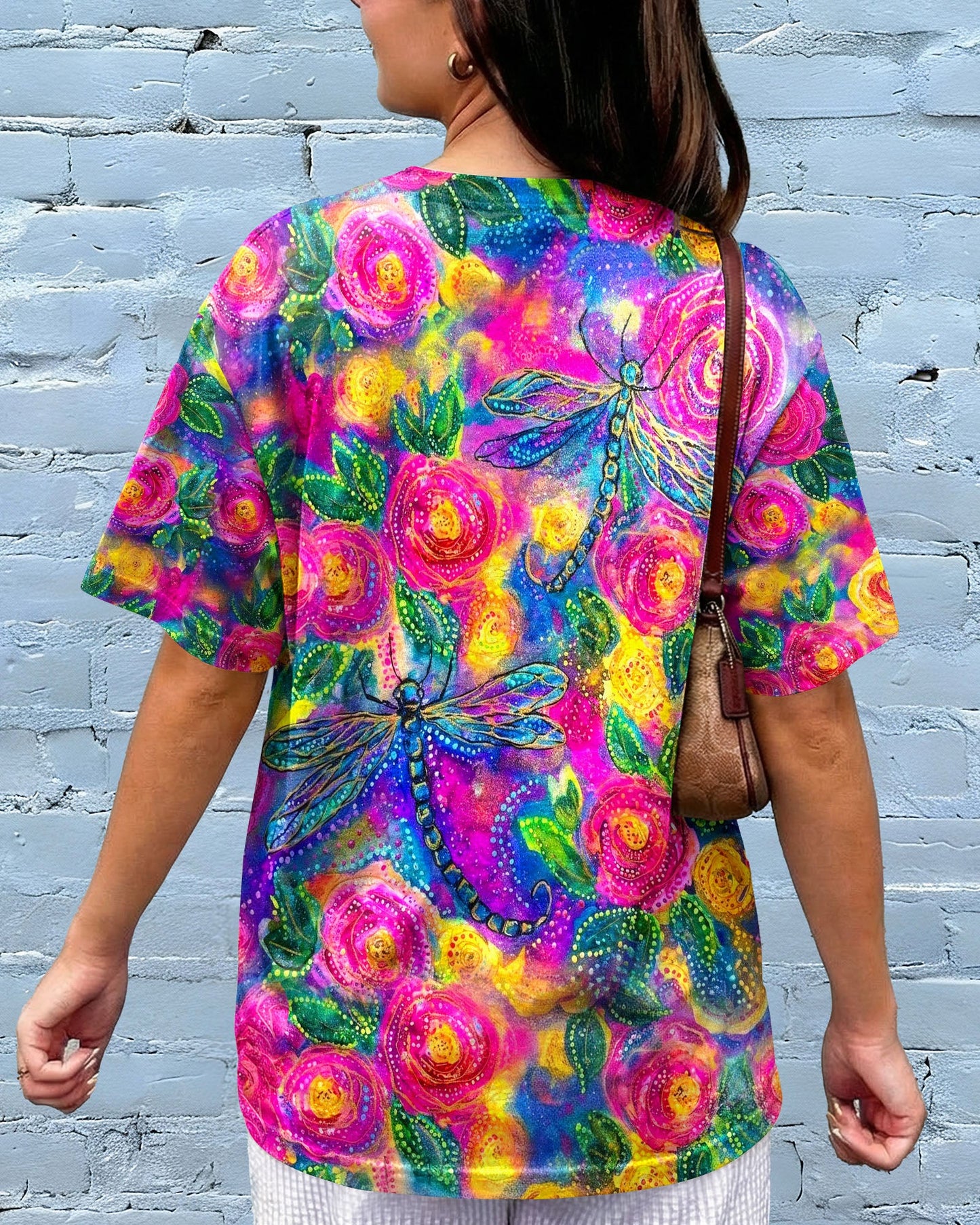 I BELIEVE THERE ARE ANGELS AMONG US DRAGONFLY ALL OVER PRINT - TLHG0106263
