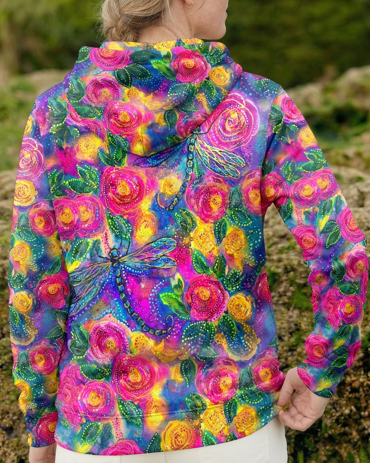 I BELIEVE THERE ARE ANGELS AMONG US DRAGONFLY ALL OVER PRINT - TLHG0106263