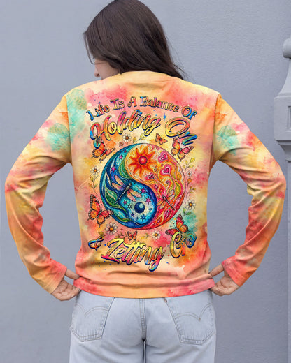 LIFE IS A BALANCE YINYANG SUN MOON ALL OVER PRINT - TLHG0405261