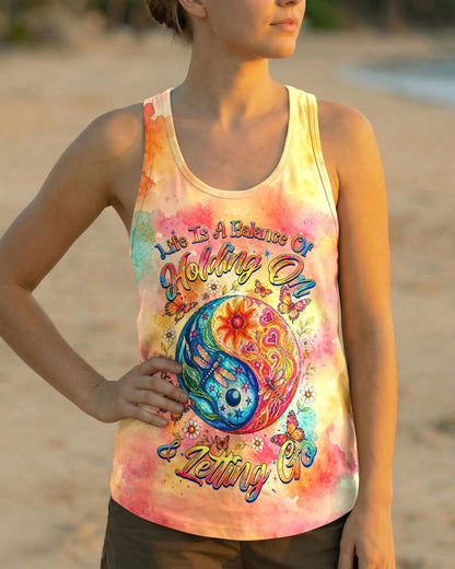 LIFE IS A BALANCE YINYANG SUN MOON ALL OVER PRINT - TLHG0405261