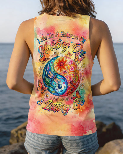 LIFE IS A BALANCE YINYANG SUN MOON ALL OVER PRINT - TLHG0405261
