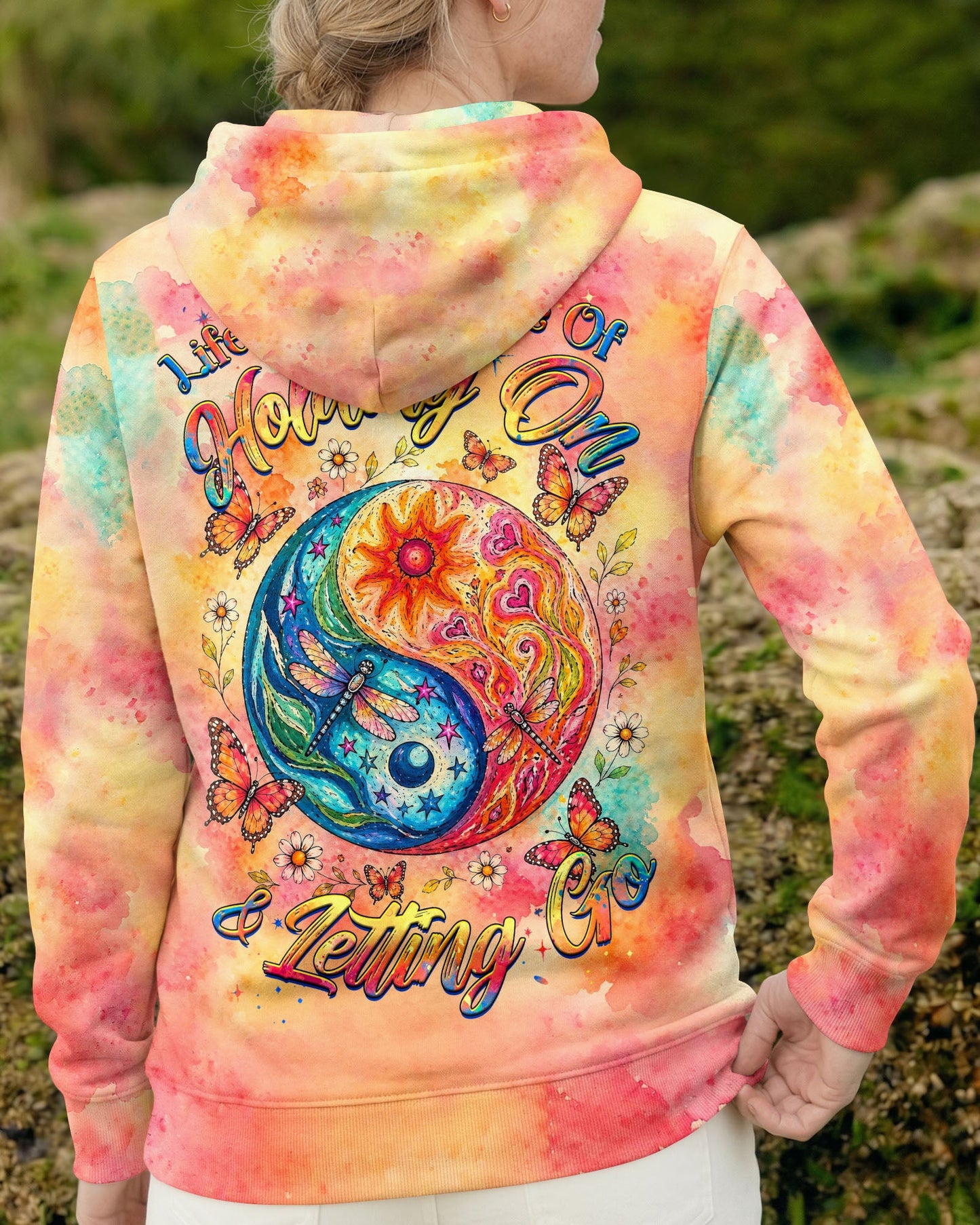 LIFE IS A BALANCE YINYANG SUN MOON ALL OVER PRINT - TLHG0405261