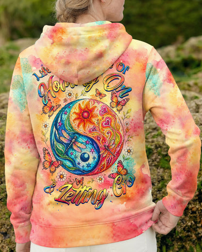 LIFE IS A BALANCE YINYANG SUN MOON ALL OVER PRINT - TLHG0405261
