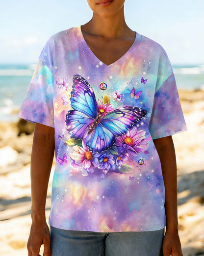 JUST BELIEVE BUTTERFLY ALL OVER PRINT  - TLHG0505263