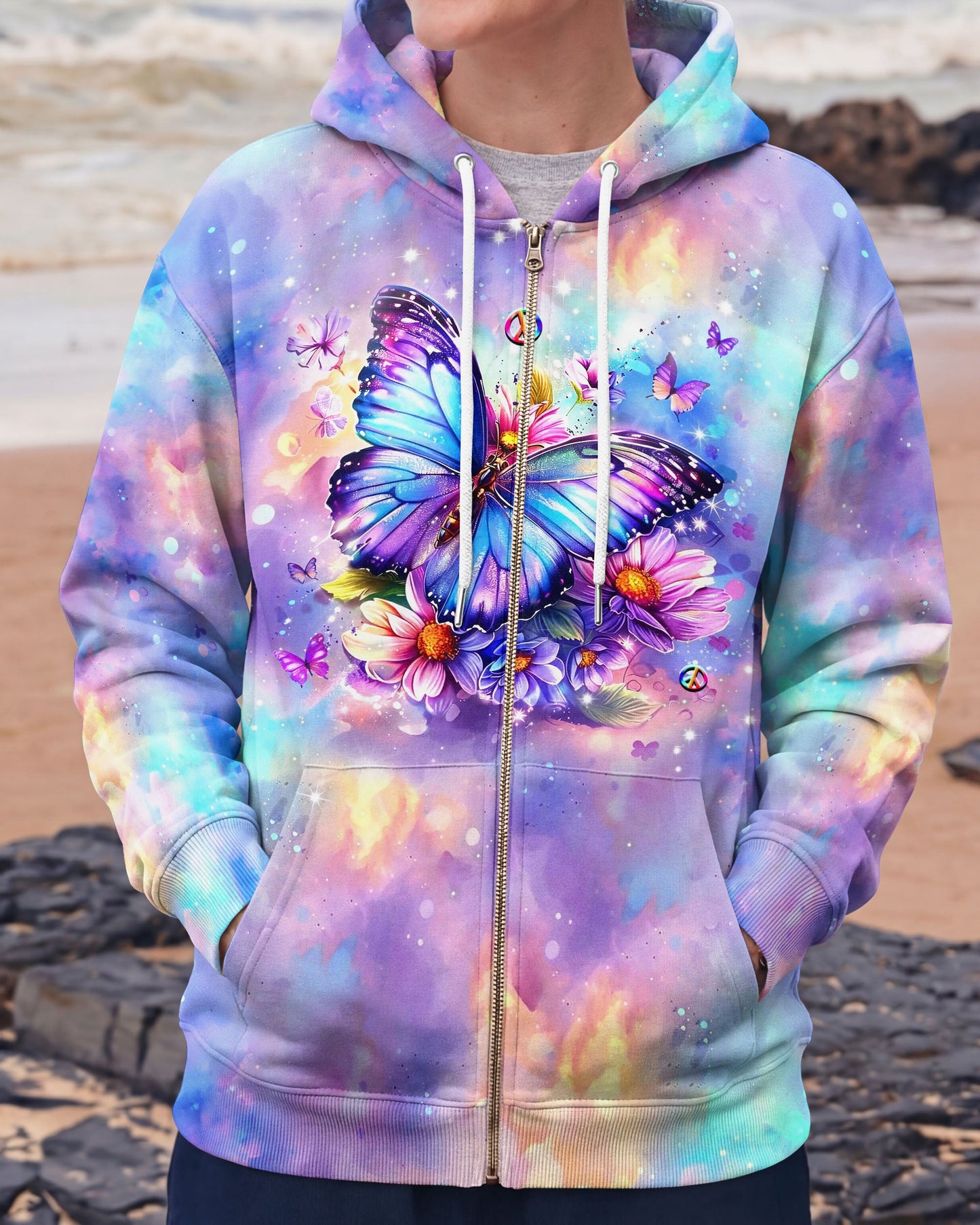 JUST BELIEVE BUTTERFLY ALL OVER PRINT  - TLHG0505263