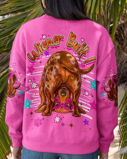 GUESS WHAT DACHSHUND DOG FUNNY ALL OVER PRINT - TLHG0705262