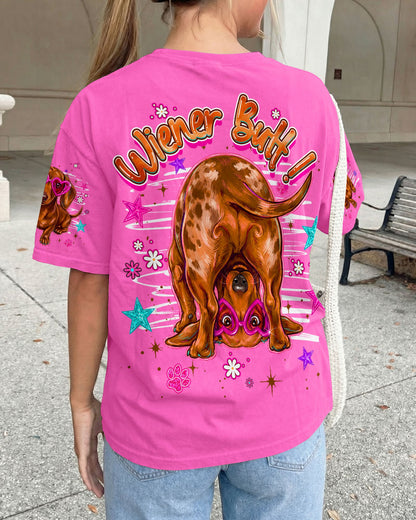 GUESS WHAT DACHSHUND DOG FUNNY ALL OVER PRINT - TLHG0705262