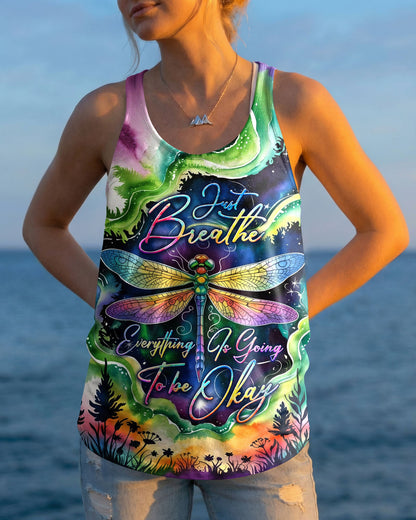 JUST BREATH DRAGONFLY ALL OVER PRINT  - TLHG0804261